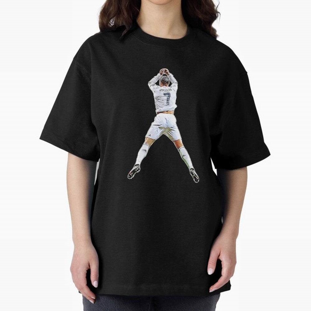 Siuuuu Oversized T-Shirt Bring Bold Fan Energy to FIFA World Cup 2026 Group Stage Spirit, Centered on Argentina, France and Brazil, Messi and Cristiano Ronaldo, Vintage Soccer Flavor, Modern Football Stars, National Flags and Final Night Emotion;