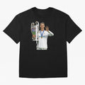 Cristiano Ronaldo with the cup Oversized T-Shirt Experience the Global Stage of FIFA World Cup 2026 Group Stage for Fans of Cristiano Ronaldo, Haaland and CR7 and Argentina and Brazil, Bringing Retro Football Energy, Iconic Rivalries, Trophy Chase