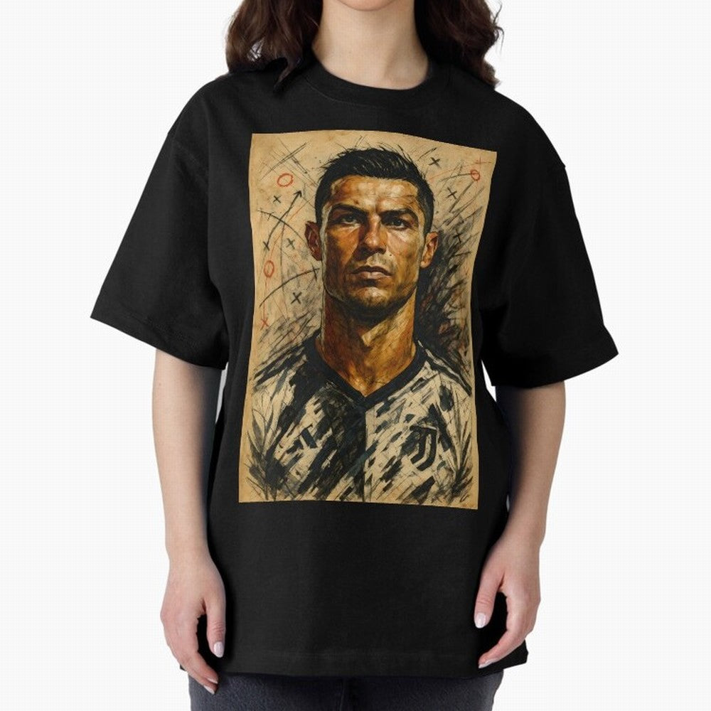 The Architect of Victory Oversized T-Shirt Stand with FIFA World Cup 2026 USA Canada Mexico for Fans of Mbappe and Neymar and Spain and Netherlands, Bringing Stadium Chants, National Pride, Trophy Dreams and Unforgettable Football Memories; Made