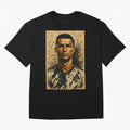 The Architect of Victory Oversized T-Shirt Stand with FIFA World Cup 2026 USA Canada Mexico for Fans of Mbappe and Neymar and Spain and Netherlands, Bringing Stadium Chants, National Pride, Trophy Dreams and Unforgettable Football Memories; Made