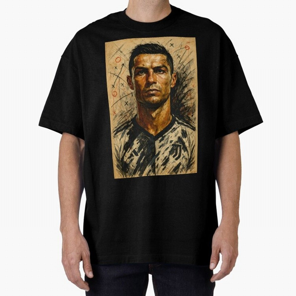 The Architect of Victory Oversized T-Shirt Stand with FIFA World Cup 2026 USA Canada Mexico for Fans of Mbappe and Neymar and Spain and Netherlands, Bringing Stadium Chants, National Pride, Trophy Dreams and Unforgettable Football Memories; Made