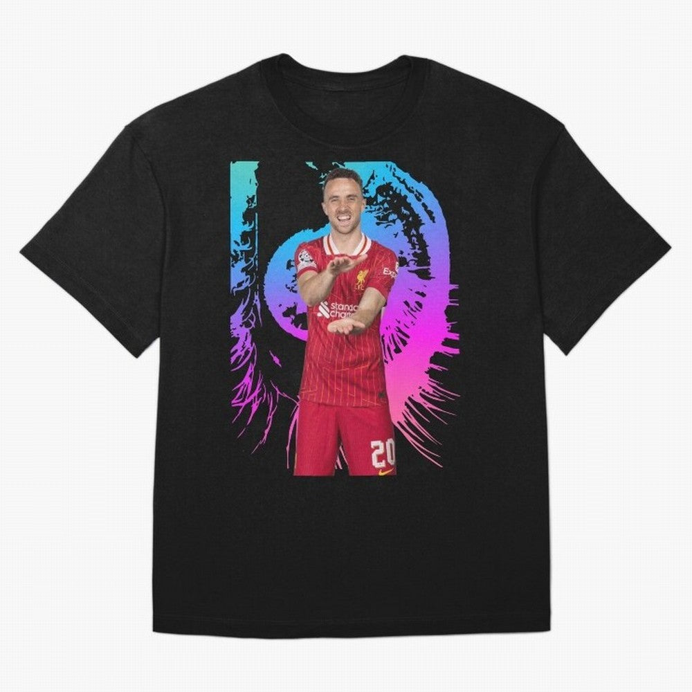 Diogo Jota Oversized T-Shirt Celebrate Supporters United by FIFA World Cup 2026 USA Canada Mexico Spirit, Filled with Brazil, Portugal and Argentina, Mbappe, Supporter Pride, Iconic Celebrations, Legendary Names and Global Match Day Energy; Ideal