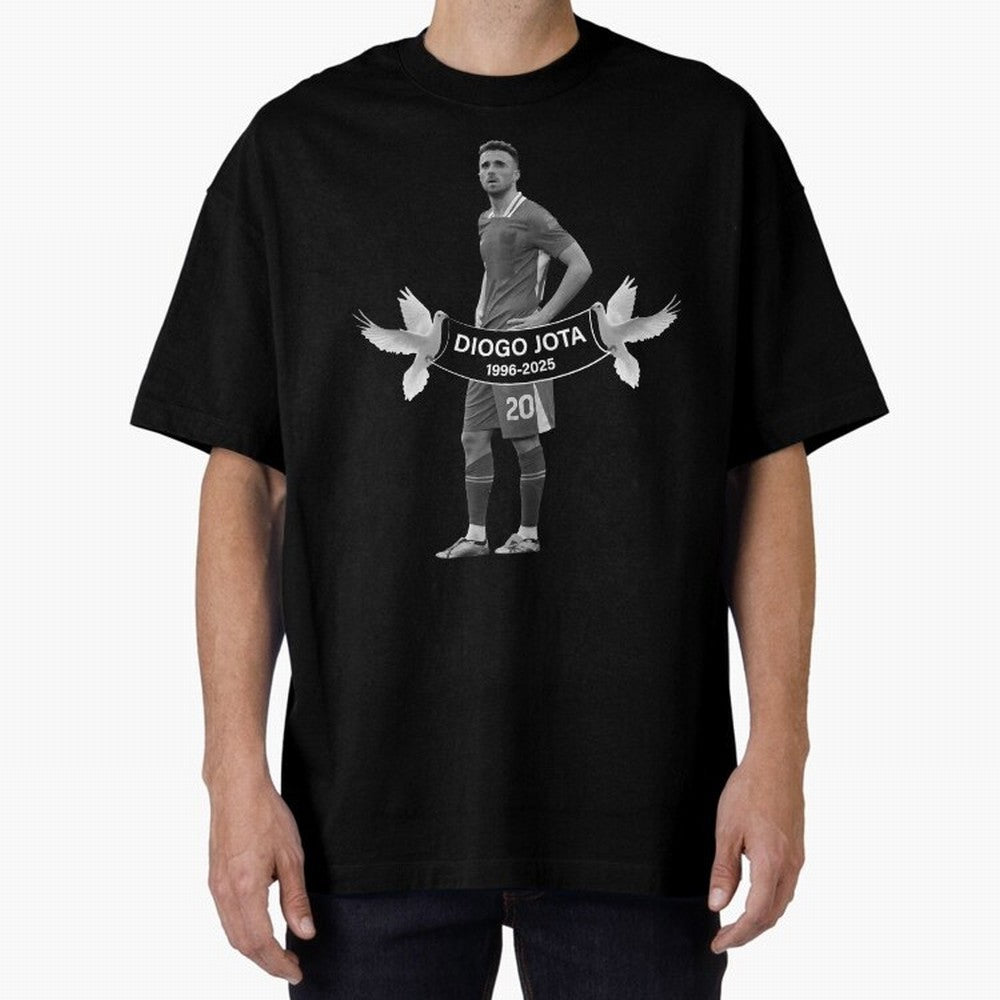 Diogo Jota Oversized T-Shirt Celebrate the Stars of Global Football Passion for FIFA World Cup 2026, Made for Neymar, Haaland and Cristiano Ronaldo, France, Worldwide Fan Energy, Dramatic Goals, Stadium Lights and Championship Celebrations; Ideal