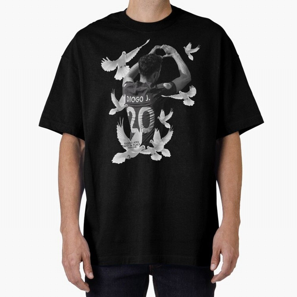 Diogo Jota rest in peace Oversized T-Shirt Feel the Roar of FIFA World Cup 2026 Spirit, Celebrating Spain and Netherlands, Mbappe, Football Passion, Legendary Performances, Festival Vibes and Supporter Community; Made for Collectors Who Enjoy