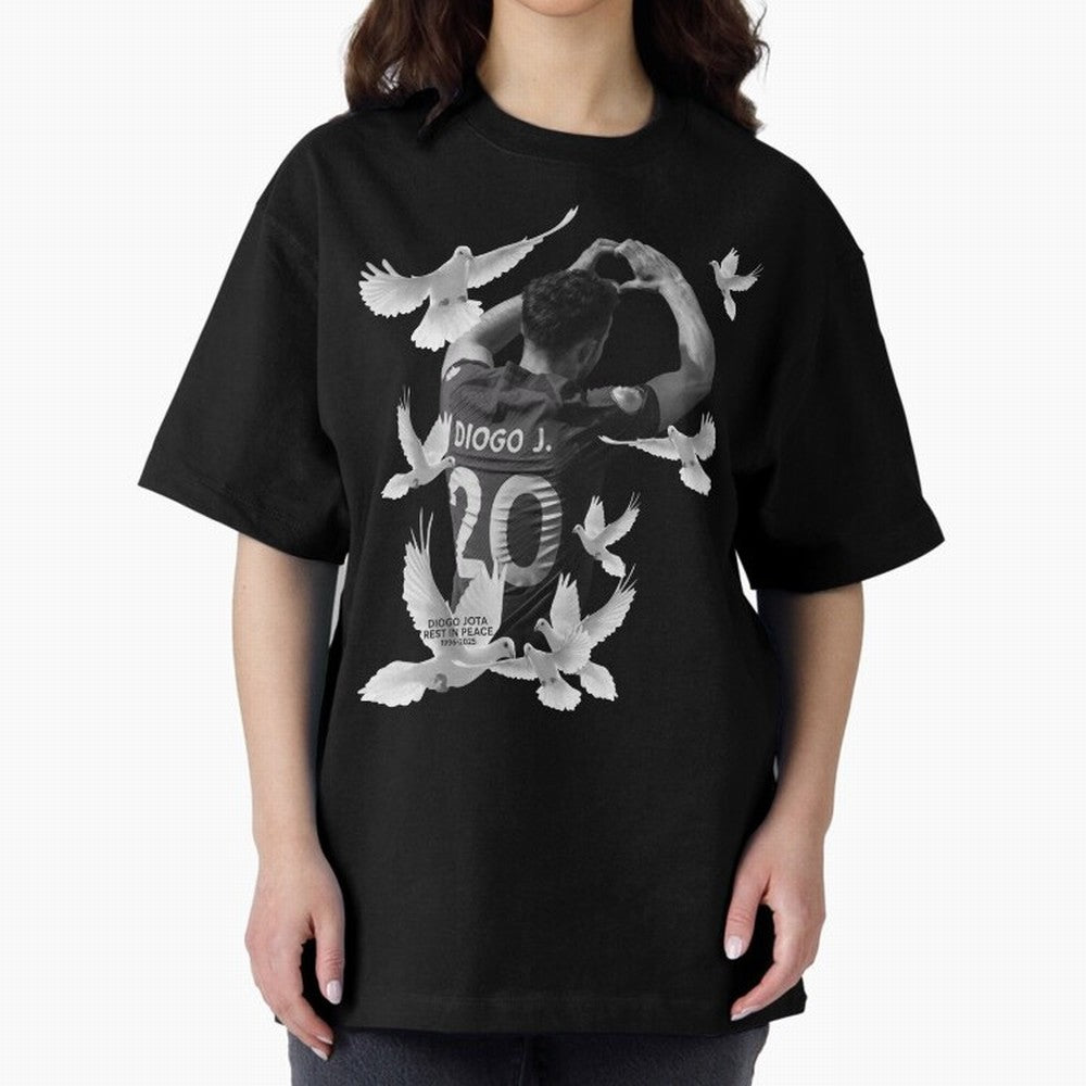 Diogo Jota rest in peace Oversized T-Shirt Feel the Roar of FIFA World Cup 2026 Spirit, Celebrating Spain and Netherlands, Mbappe, Football Passion, Legendary Performances, Festival Vibes and Supporter Community; Made for Collectors Who Enjoy