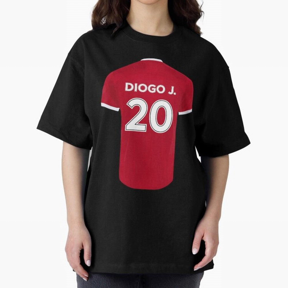 Diogo Jota jersey Oversized T-Shirt Represent Football Lovers during FIFA World Cup 2026 Group Stage Capturing Messi and Cristiano Ronaldo, Portugal, Spain and Germany Energy, Game Day Rituals, Football Legends, Country Pride and the Road to the