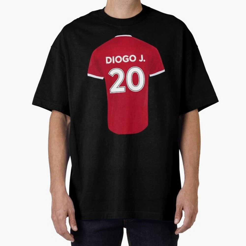 Diogo Jota jersey Oversized T-Shirt Represent Football Lovers during FIFA World Cup 2026 Group Stage Capturing Messi and Cristiano Ronaldo, Portugal, Spain and Germany Energy, Game Day Rituals, Football Legends, Country Pride and the Road to the