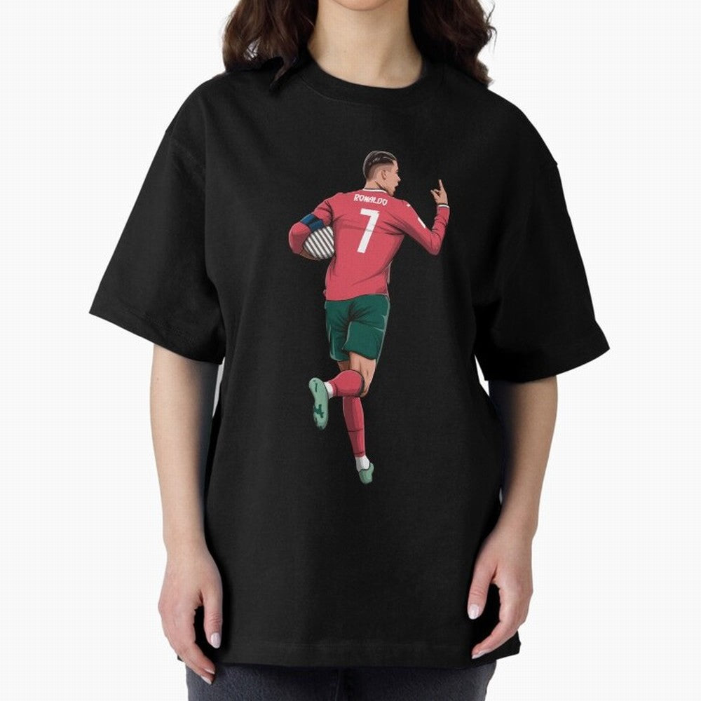 Cristiano Ronaldo Oversized T-Shirt Celebrate Classic Football Spirit in the FIFA World Cup 2026 USA Canada Mexico Journey through Mbappe and Neymar Highlights, France Pride, Stadium Chants, National Pride, Trophy Dreams and Unforgettable Football