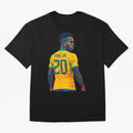 Vini Jr. Oversized T-Shirt Show Fan Pride Across Match Day Hype around FIFA World Cup 2026 Group Stage, Haaland, Netherlands, Supporter Pride, Iconic Celebrations, Legendary Names and Global Match Day Energy; Great for Supporters Who Love Legendary