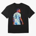 Kyliam Mbappe Oversized T-Shirt Honor Football Greatness during the FIFA World Cup 2026 Journey through Cristiano Ronaldo, Haaland and CR7 Highlights, Portugal, Spain and Germany Pride, Sports Nostalgia, International Competition, Famous Players