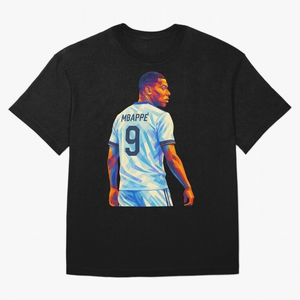 Kyliam Mbappe Oversized T-Shirt Honor Football Greatness during the FIFA World Cup 2026 Journey through Cristiano Ronaldo, Haaland and CR7 Highlights, Portugal, Spain and Germany Pride, Sports Nostalgia, International Competition, Famous Players