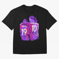 ronaldinho and messi - goat Oversized T-Shirt Make Your Look Match FIFA World Cup 2026 Group Stage Spirit, Celebrating Spain, CR7, Game Day Rituals, Football Legends, Country Pride and the Road to the Final; Perfect for People Who Love Argentina,