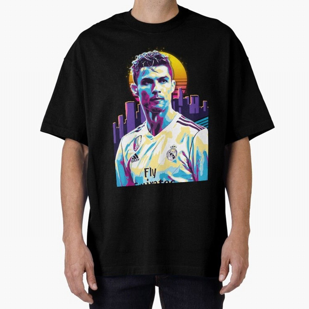 Christiano Ronaldo retro Oversized T-Shirt Mark FIFA World Cup 2026 Group Stage Filled with CR7, England Energy, Game Day Rituals, Football Legends, Country Pride and the Road to the Final; Perfect for Supporters Who Want Bold Football Energy,