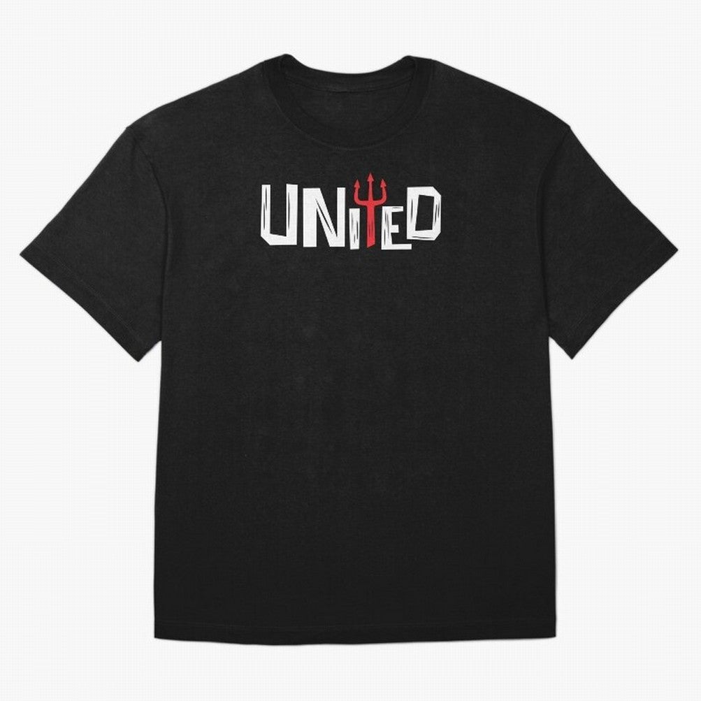 Manchester United - United Typography Oversized T-Shirt Support Your Favorite Stars during FIFA World Cup 2026 Group Stage Highlighting Cristiano Ronaldo, Haaland and CR7, Brazil Energy, Game Day Rituals, Football Legends, Country Pride and the