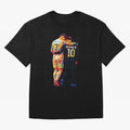 Cristiano Ronaldo & Neymar JR Wpap Art Oversized T-Shirt Fuel the Hype around the FIFA World Cup 2026 USA Canada Mexico Journey through Cristiano Ronaldo, Haaland and CR7 Highlights, Portugal, Spain and Germany Pride, Goal Celebration Energy,
