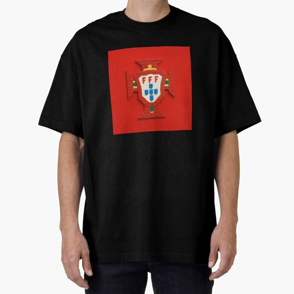 Portugal Blocks Oversized T-Shirt Celebrate Fan Favorites in FIFA World Cup 2026 Group Stage Featuring Messi, CR7 and Mbappe, Spain and Netherlands Energy, Fan Favorite Moments, National Team Passion, Big Match Drama and Soccer History; Perfect for