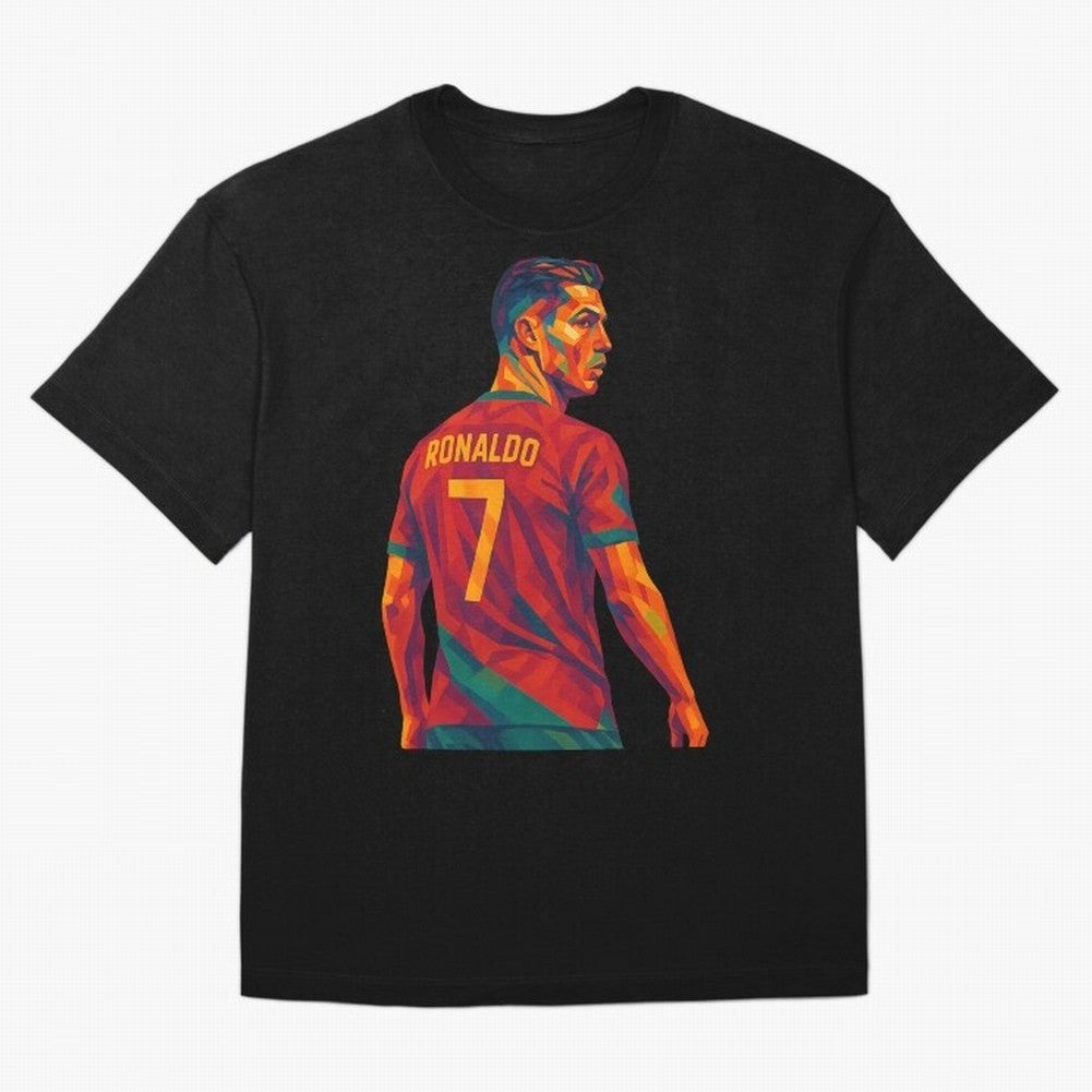 Cristiano Ronaldo Oversized T-Shirt Fuel Your Fan Pride for FIFA World Cup 2026 Group Stage for Fans of Neymar, Haaland and Cristiano Ronaldo and Argentina, France and Brazil, Bringing Match Day Excitement, Supporter Culture, Golden Goals and