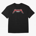 Manchester United Metal Font Oversized T-Shirt Celebrate Fan Culture around FIFA World Cup 2026 Group Stage Connected to Haaland and Mbappe, Brazil, Portugal and Argentina Energy, Stadium Memories, Football Loyalty, International Chants and
