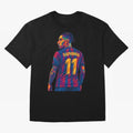 Raphinha Oversized T-Shirt Show Match Day Excitement for FIFA World Cup 2026 Group Stage for Fans of Messi and England and Germany, Bringing Global Supporter Spirit, Legendary Goals, National Colors and Tournament Celebration; Great for Watch