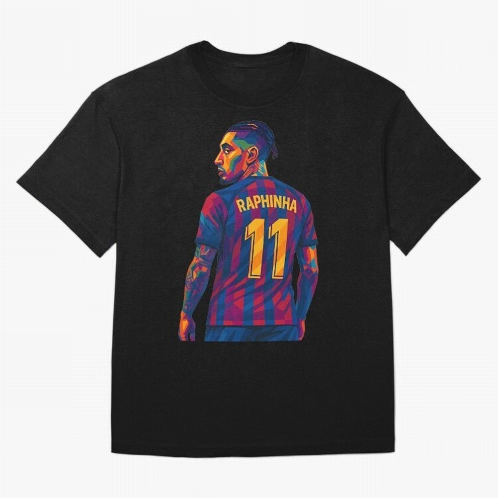 Raphinha Oversized T-Shirt Show Match Day Excitement for FIFA World Cup 2026 Group Stage for Fans of Messi and England and Germany, Bringing Global Supporter Spirit, Legendary Goals, National Colors and Tournament Celebration; Great for Watch
