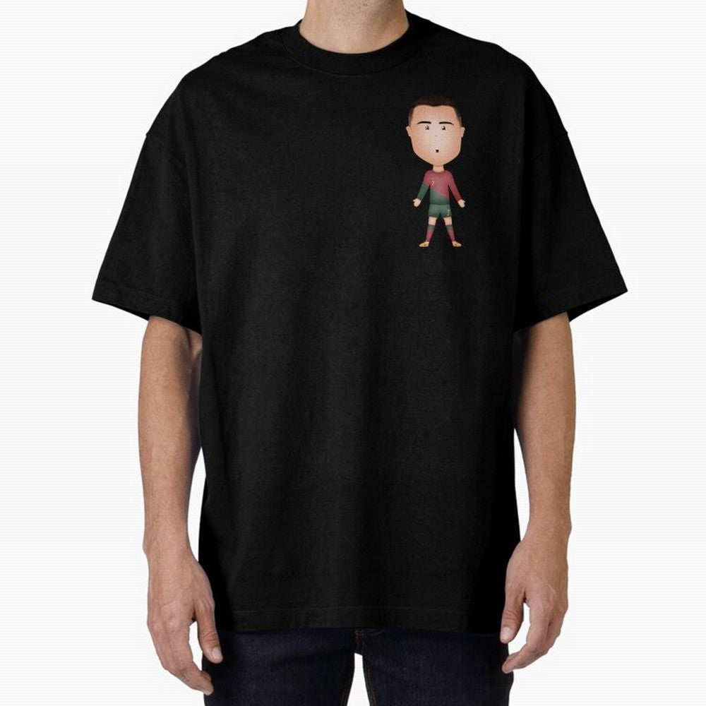 CR7 Oversized T-Shirt Feel the FIFA World Cup 2026 USA Canada Mexico Journey through Cristiano Ronaldo, Haaland and CR7 Highlights, France and Portugal Pride, Soccer Culture, Superstar Moments, National Team Dreams and Competitive Fire; Great for