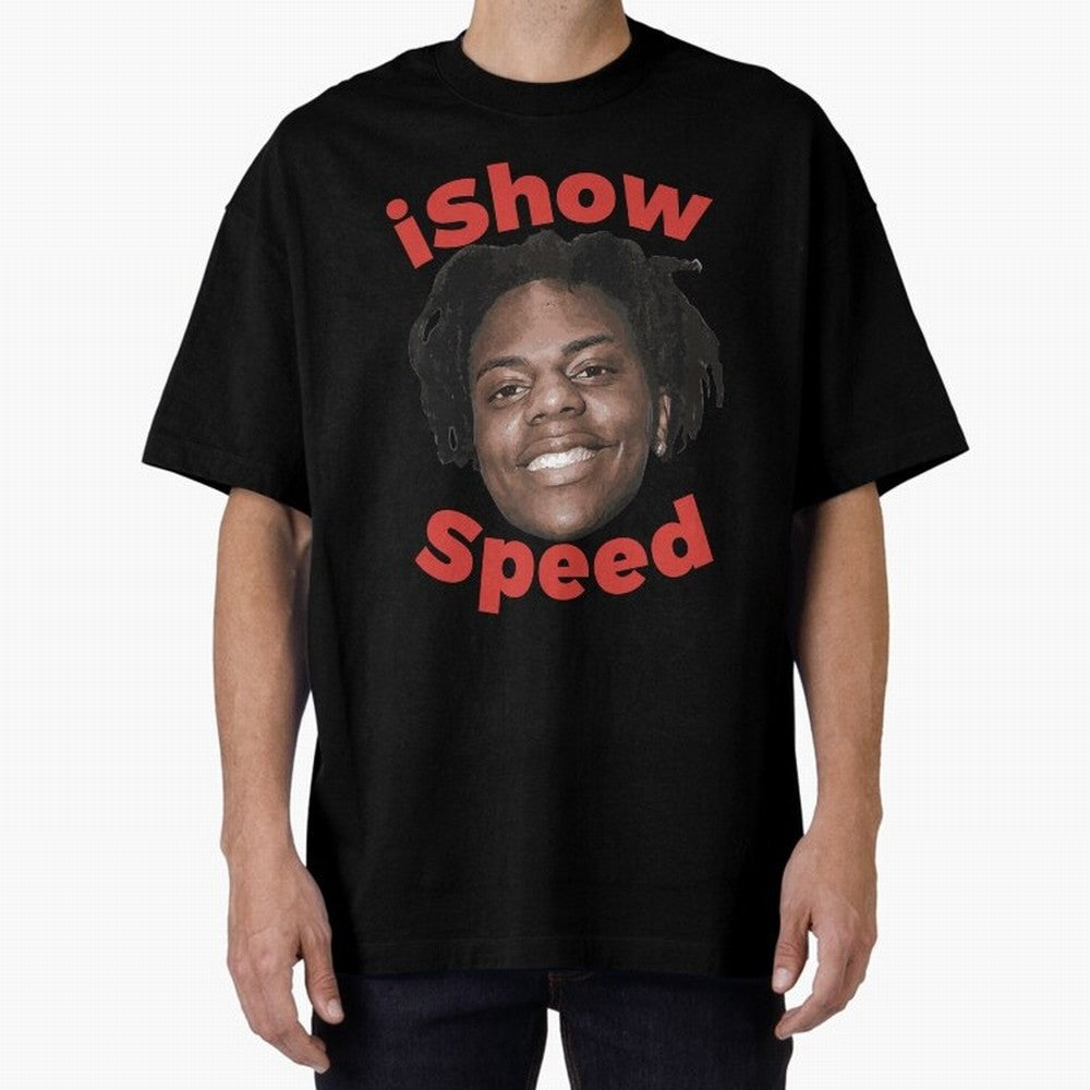 Ishowspeed Oversized T-Shirt Mark FIFA World Cup 2026 Filled with Cristiano Ronaldo, Haaland and CR7, Netherlands Energy, Match Day Excitement, Supporter Culture, Golden Goals and Global Football Passion; Perfect for Fans, Collectors, Family
