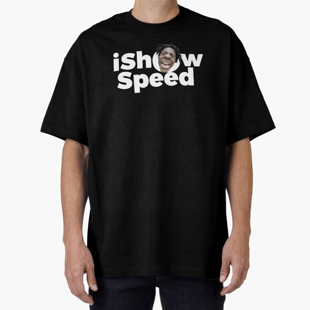 Ishowspeed Oversized T-Shirt Carry the Dream of FIFA World Cup 2026 Spirit, Capturing Spain, Messi, Sports Nostalgia, International Competition, Famous Players and Unforgettable Victories; Created for Match Day Parties, Soccer Gifts, Fan Photos,