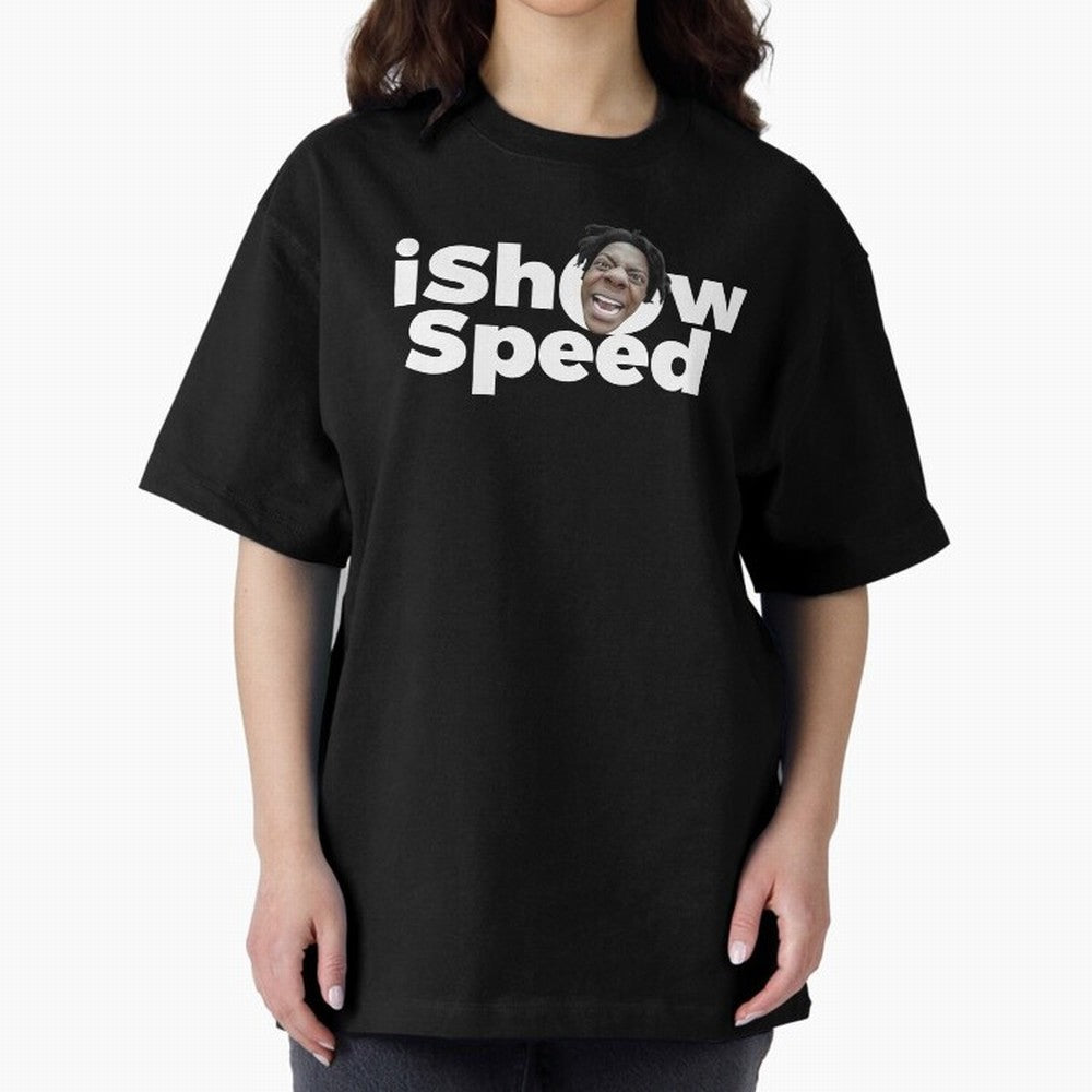 Ishowspeed Oversized T-Shirt Carry the Dream of FIFA World Cup 2026 Spirit, Capturing Spain, Messi, Sports Nostalgia, International Competition, Famous Players and Unforgettable Victories; Created for Match Day Parties, Soccer Gifts, Fan Photos,