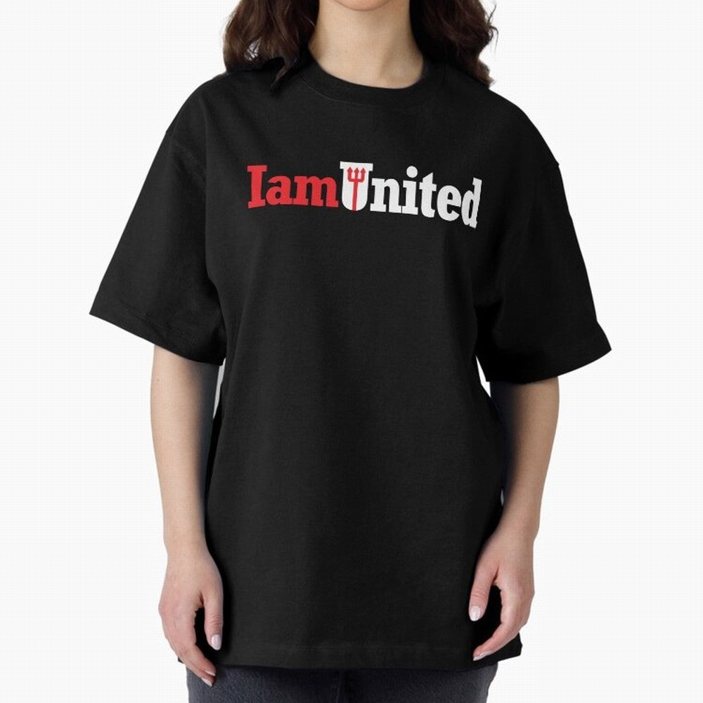 Manchester United I am United Oversized T-Shirt Discover Global Football Passion for FIFA World Cup 2026 Group Stage, Capturing Messi and Cristiano Ronaldo, Spain and Netherlands, Stadium Chants, National Pride, Trophy Dreams and Unforgettable