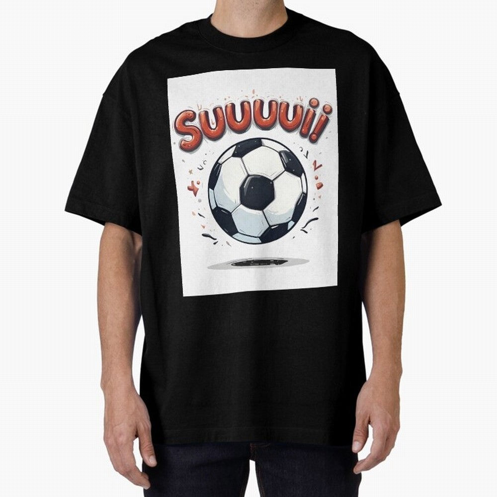 Suuuuii! CR7 Celebration Oversized T-Shirt Carry the Dream of Match Day Hype around FIFA World Cup 2026 USA Canada Mexico, Cristiano Ronaldo, Spain and Netherlands, Champion Mindset, Group Stage Buzz, Knockout Tension and Passionate Fan Culture;