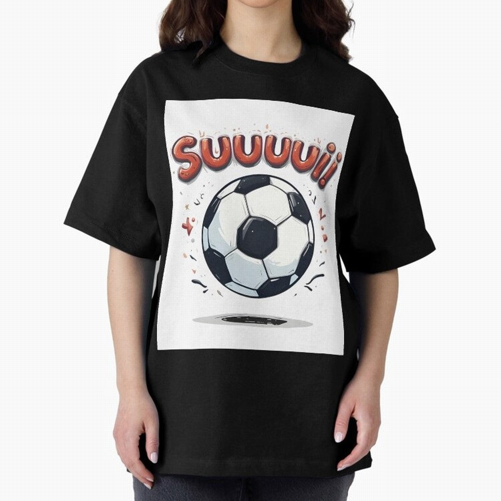 Suuuuii! CR7 Celebration Oversized T-Shirt Carry the Dream of Match Day Hype around FIFA World Cup 2026 USA Canada Mexico, Cristiano Ronaldo, Spain and Netherlands, Champion Mindset, Group Stage Buzz, Knockout Tension and Passionate Fan Culture;
