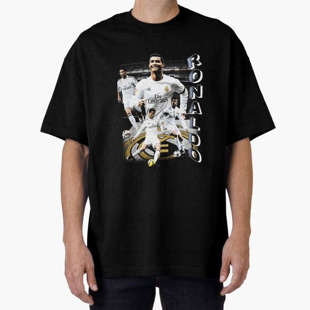 Cristiano Ronaldo Vintage Oversized T-Shirt Show Your Tournament Heart for FIFA World Cup 2026 USA Canada Mexico for Fans of Neymar, Haaland and Cristiano Ronaldo and England and Germany, Bringing Stadium Memories, Football Loyalty, International