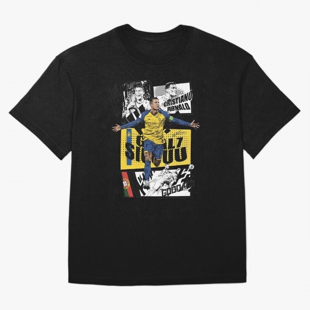 Cristiano Ronaldo CR7 Scorer Oversized T-Shirt Remember Iconic Moments from the FIFA World Cup 2026 Group Stage Journey through Cristiano Ronaldo, Haaland and CR7 Highlights, Brazil Pride, Classic Soccer Heritage, Championship Pressure, Fan Loyalty