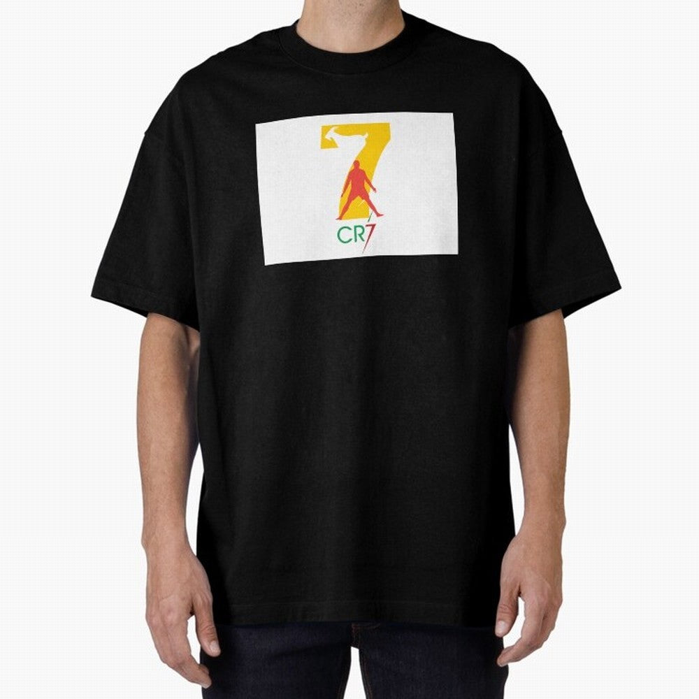 Ronaldo GOAT Oversized T-Shirt Support Match Day Hype around FIFA World Cup 2026 USA Canada Mexico, CR7 and Messi, England and Germany, Stadium Memories, Football Loyalty, International Chants and Championship Tradition; Perfect for Fans,