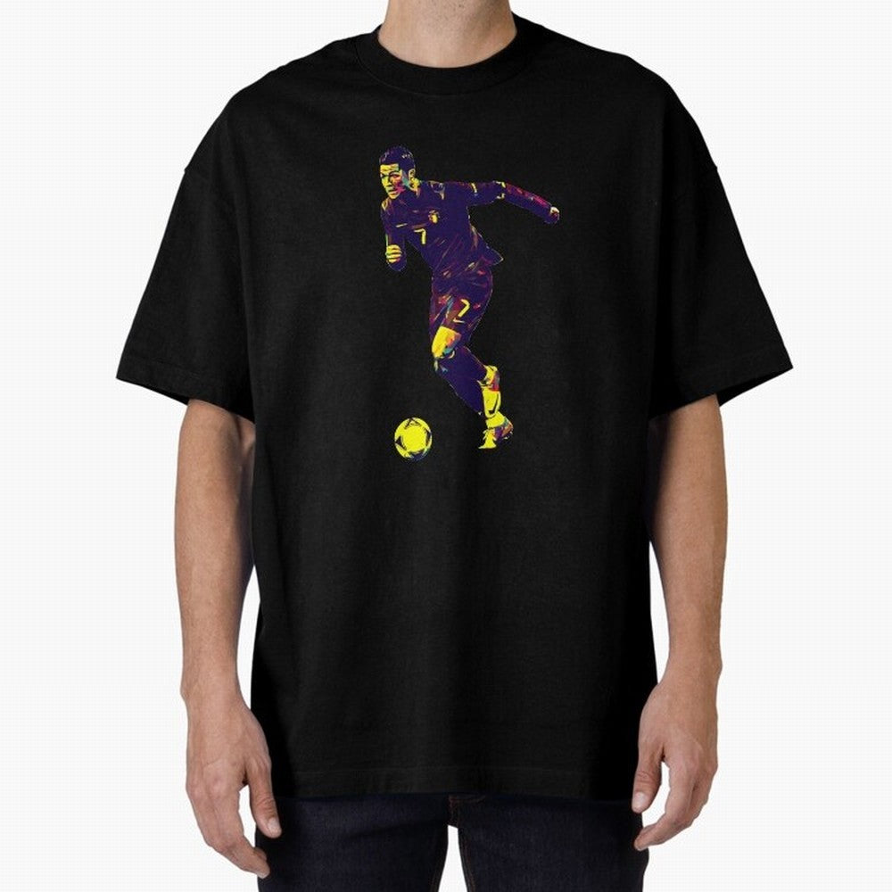 Cristiano Ronaldo Oversized T-Shirt Make Your Look Match FIFA World Cup 2026 USA Canada Mexico Capturing Cristiano Ronaldo, Germany Energy, Sports Nostalgia, International Competition, Famous Players and Unforgettable Victories; Great for