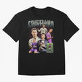 Cristiano Ronaldo Bootleg design Oversized T-Shirt Feel the Trophy Chase of Match Day Hype around FIFA World Cup 2026 USA Canada Mexico, Neymar, Haaland and Cristiano Ronaldo, Argentina, Champion Mindset, Group Stage Buzz, Knockout Tension and