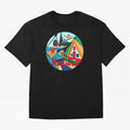 Madeira Oversized T-Shirt Celebrate Fan Culture around Match Day Hype around FIFA World Cup 2026 Group Stage, Cristiano Ronaldo, Argentina, France and Brazil, Classic Soccer Heritage, Championship Pressure, Fan Loyalty and International Pride;