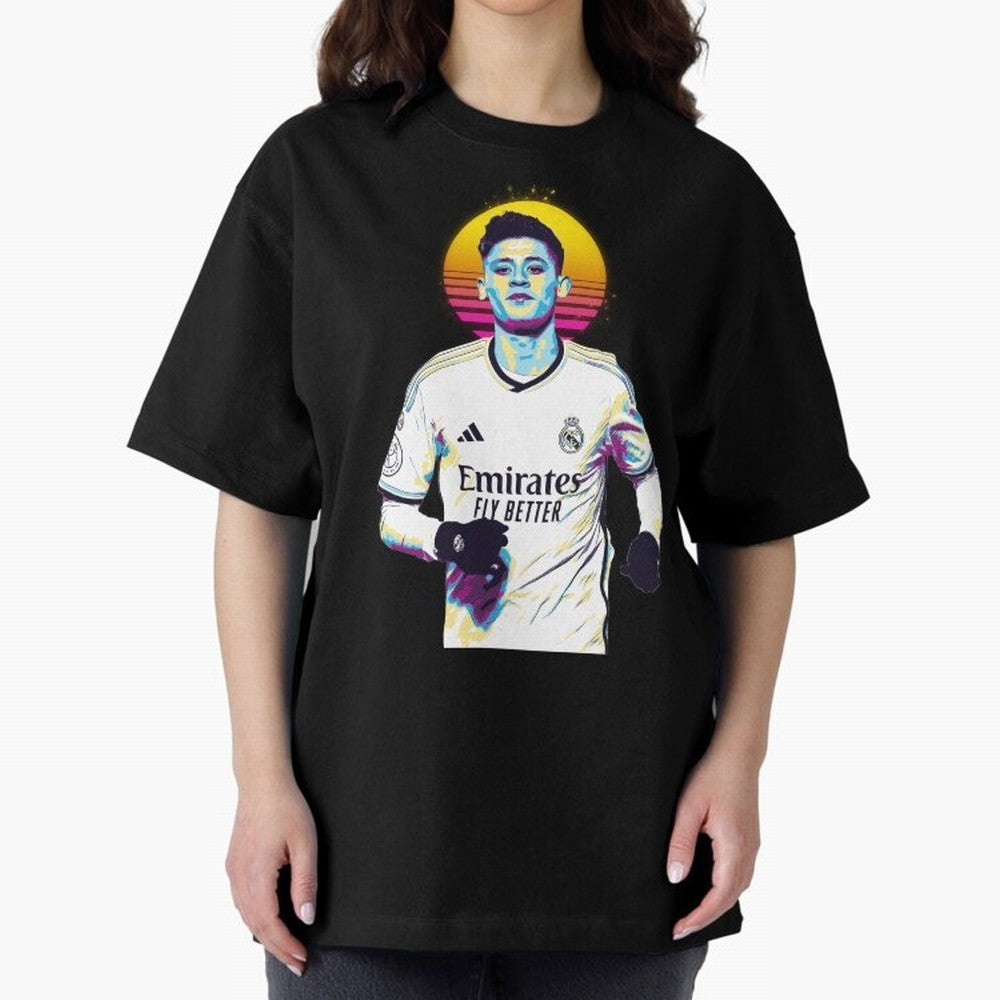 Arda Guler retro 80s Oversized T-Shirt Make Every Kick Count in FIFA World Cup 2026 Made for Haaland, France Energy, Classic Soccer Heritage, Championship Pressure, Fan Loyalty and International Pride; Ideal for Passionate Fans Who Love Underdog