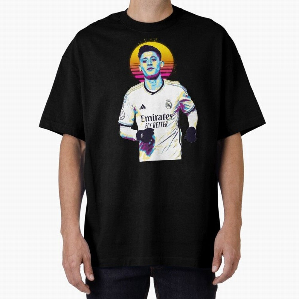 Arda Guler retro 80s Oversized T-Shirt Make Every Kick Count in FIFA World Cup 2026 Made for Haaland, France Energy, Classic Soccer Heritage, Championship Pressure, Fan Loyalty and International Pride; Ideal for Passionate Fans Who Love Underdog