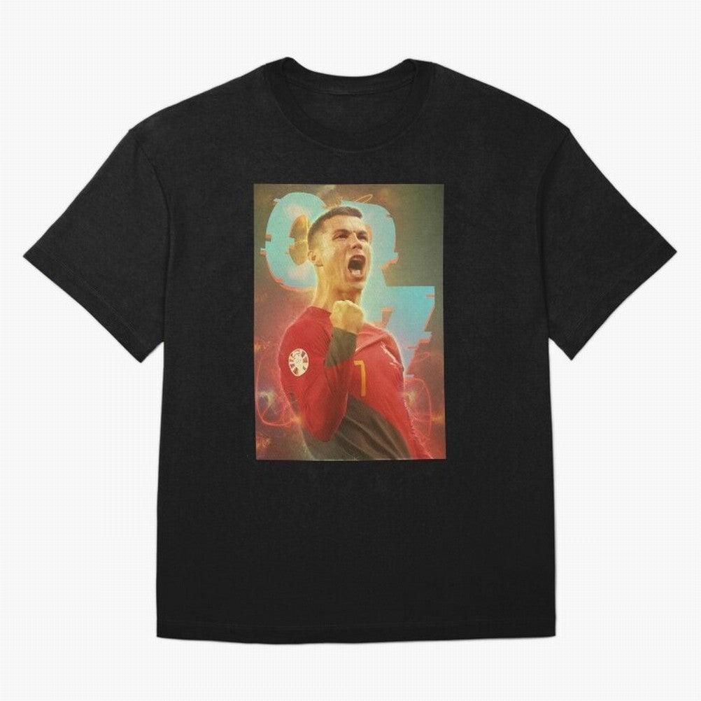 Ronaldo selebration Oversized T-Shirt Follow the Final Road of FIFA World Cup 2026 USA Canada Mexico Spirit, Driven by Spain, Messi, Worldwide Fan Energy, Dramatic Goals, Stadium Lights and Championship Celebrations; Made for Die Hard Supporters,