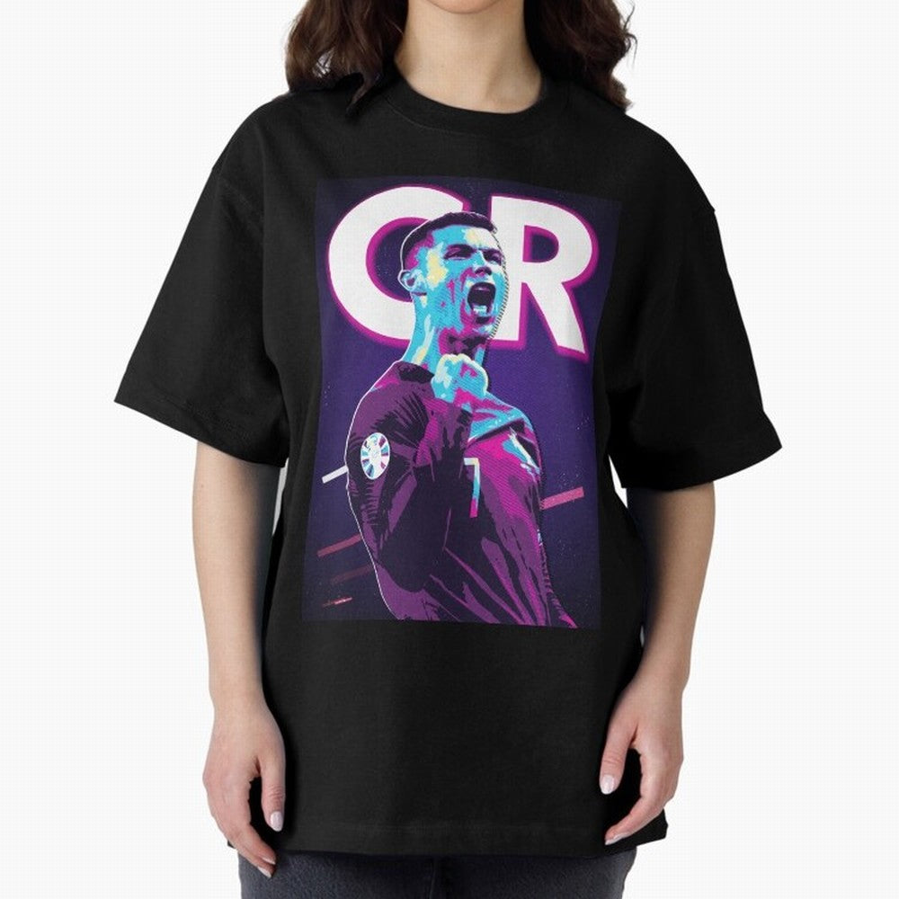 Ronaldo Oversized T-Shirt Celebrate Golden Goal Energy in the FIFA World Cup 2026 Group Stage Journey through Haaland and Mbappe Highlights, Netherlands Pride, Classic Soccer Heritage, Championship Pressure, Fan Loyalty and International Pride;