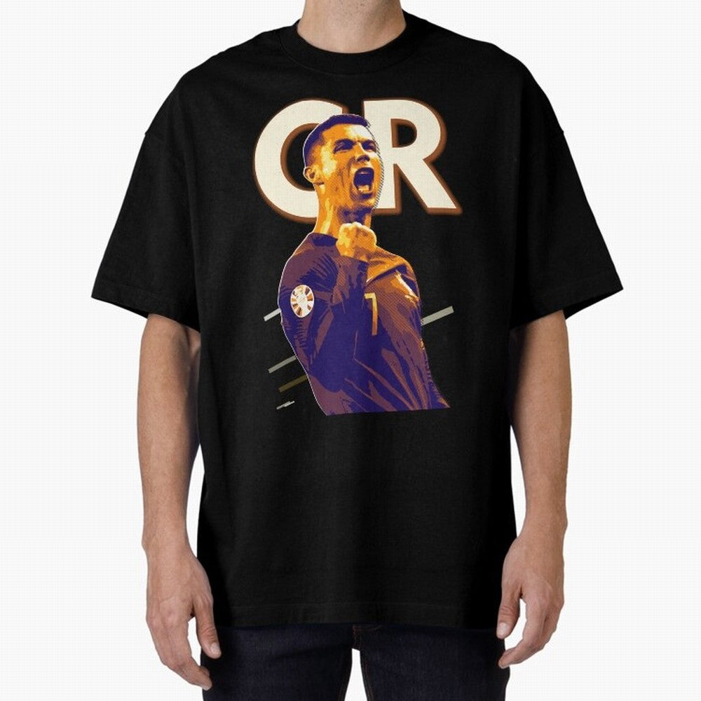 Cristiano Ronaldo Oversized T-Shirt Remember FIFA World Cup 2026 Featuring Haaland, France Energy, Supporter Pride, Iconic Celebrations, Legendary Names and Global Match Day Energy; Made for Die Hard Supporters, Soccer Lovers, Game Day Photos and