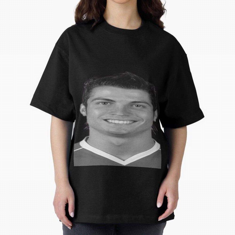 Cristiano Ronaldo Oversized T-Shirt Turn Up for FIFA World Cup 2026 USA Canada Mexico for Fans of Neymar and Portugal, Bringing Football History, Final Match Energy, Crowd Noise and Once in a Lifetime Moments; Perfect for Fans, Collectors, Family
