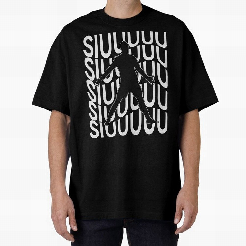 Siuuuuu Cute Soccer Present For Soccer Lovers Fan Kid's Boys Oversized T-Shirt Show Support during FIFA World Cup 2026 Group Stage for Fans of Mbappe and Neymar and Spain, Bringing Football Festival Excitement, Trophy Ambitions, Country Rivalries