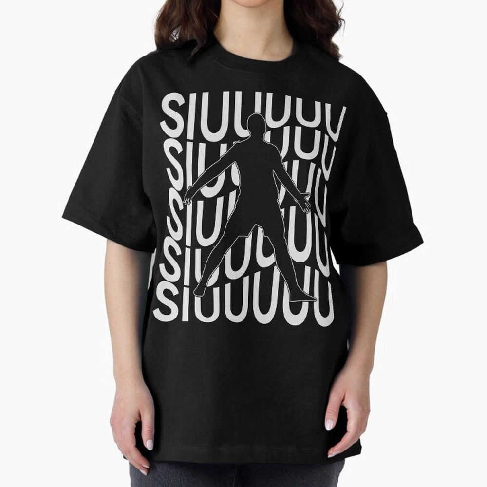 Siuuuuu Cute Soccer Present For Soccer Lovers Fan Kid's Boys Oversized T-Shirt Show Support during FIFA World Cup 2026 Group Stage for Fans of Mbappe and Neymar and Spain, Bringing Football Festival Excitement, Trophy Ambitions, Country Rivalries