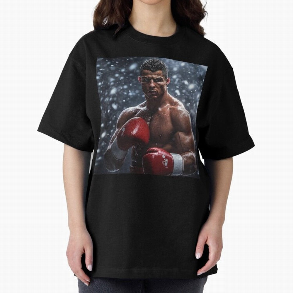 Cristiano Ronaldo: The Unexpected Boxer Oversized T-Shirt Elevate Global Football Passion for FIFA World Cup 2026 Group Stage, Made for Messi, England, France and Netherlands, Stadium Memories, Football Loyalty, International Chants and