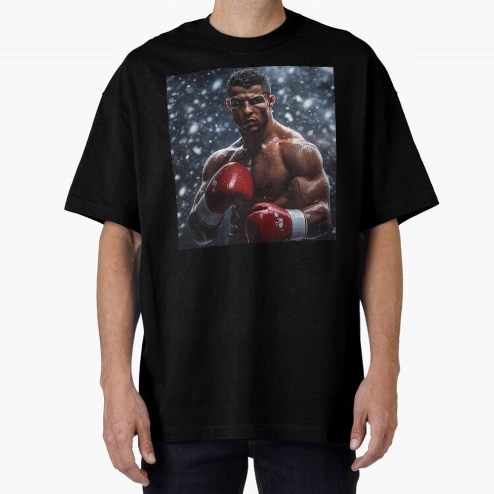Cristiano Ronaldo: The Unexpected Boxer Oversized T-Shirt Elevate Global Football Passion for FIFA World Cup 2026 Group Stage, Made for Messi, England, France and Netherlands, Stadium Memories, Football Loyalty, International Chants and