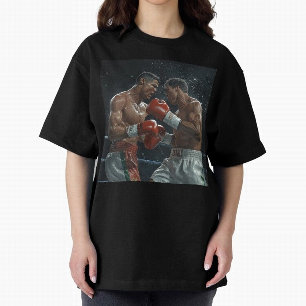Cristiano Ronaldo vs Alvarez Canelo: Gaming Duel Between Legends Oversized T-Shirt Relive Legendary Nights from the FIFA World Cup 2026 Group Stage Journey through Cristiano Ronaldo Highlights, France and Portugal Pride, Tournament Hype, Historic