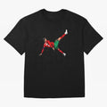 Cristiano Ronaldo 910th Goal Bicycle Kick Tribute Oversized T-Shirt Celebrate Soccer Greatness during the FIFA World Cup 2026 Group Stage Journey through Cristiano Ronaldo, Haaland and CR7 Highlights, Netherlands Pride, Championship Spirit, Famous