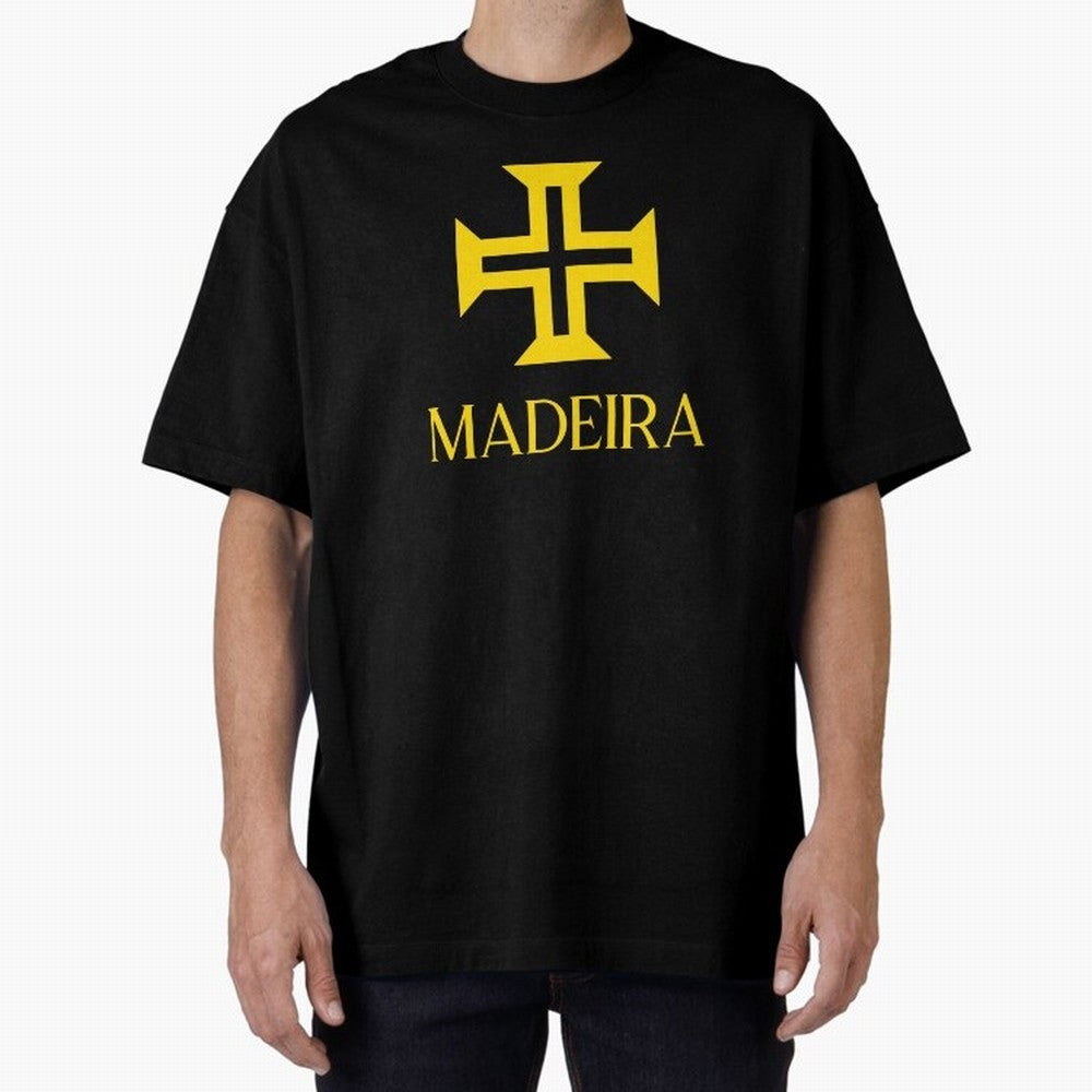 Madeira yellow Oversized T-Shirt Support Global Football Passion for FIFA World Cup 2026, Driven by CR7, England and Germany, Supporter Pride, Iconic Celebrations, Legendary Names and Global Match Day Energy; Created for Match Day Parties, Soccer